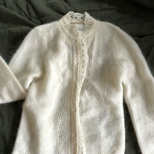 Sezane fuzzy sweater
